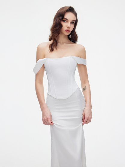 Apparel Mart Off-Shoulder Corset Top