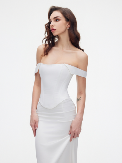 Apparel Mart Off-Shoulder Corset Top