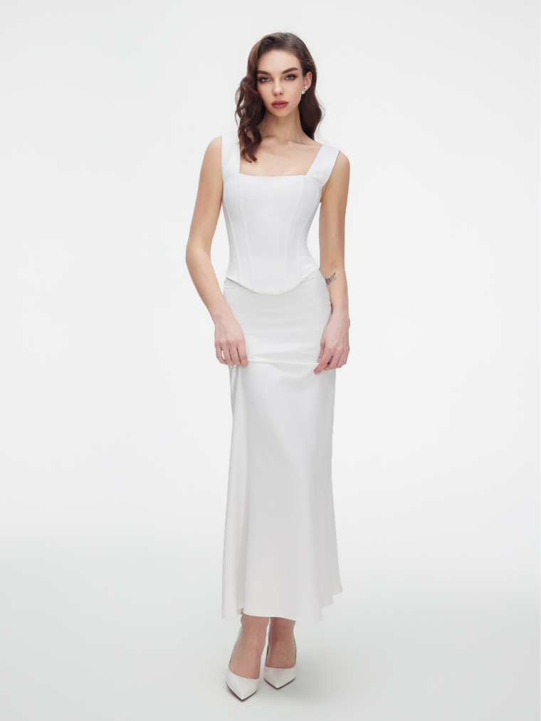 Apparel Mart Off-Shoulder Corset Top