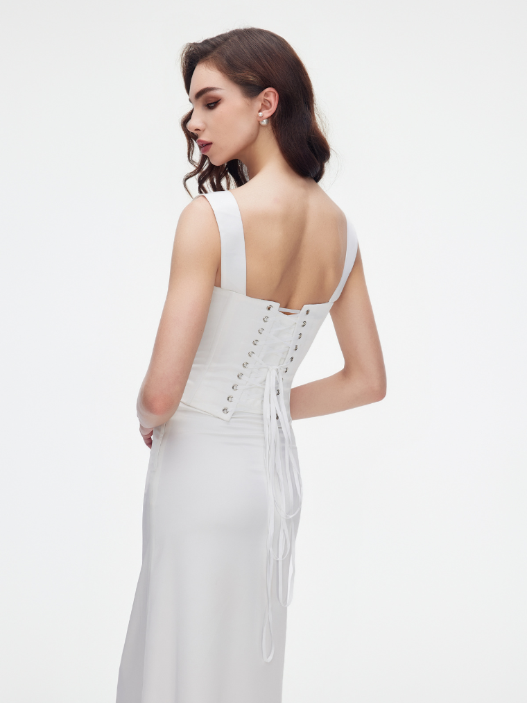 Apparel Mart Off-Shoulder Corset Top