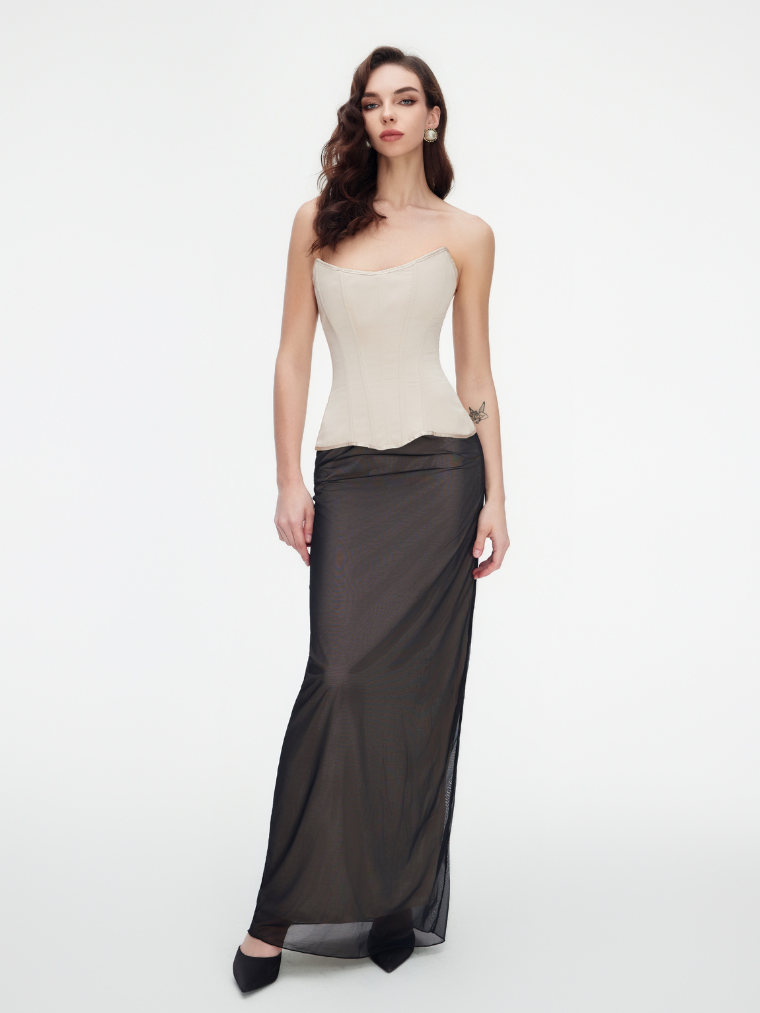 Apparel Mart Grace Strapless Corset Top