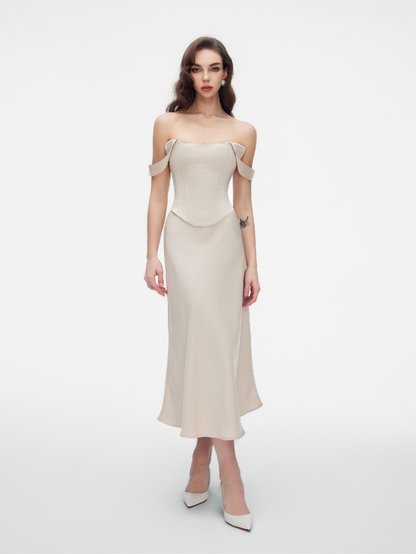 Apparel Mart Off-Shoulder Corset Top