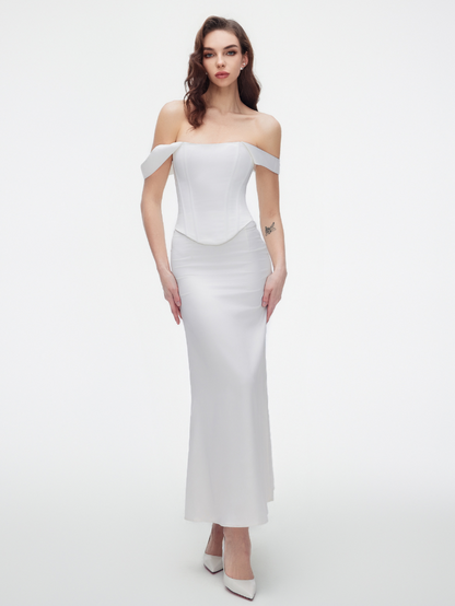 Apparel Mart Off-Shoulder Corset Top