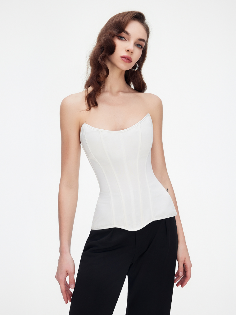 Apparel Mart Grace Strapless Corset Top