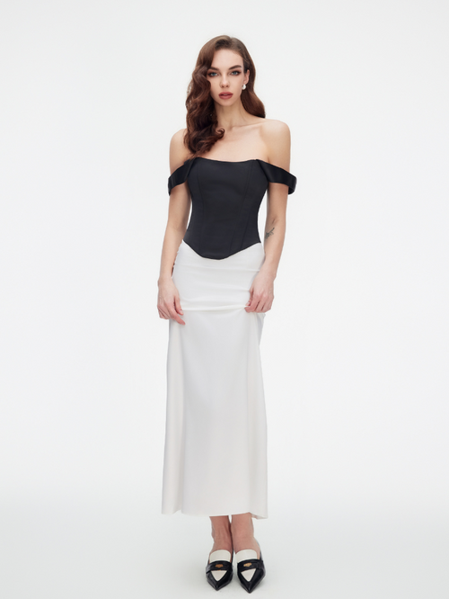 Apparel Mart Off-Shoulder Corset Top