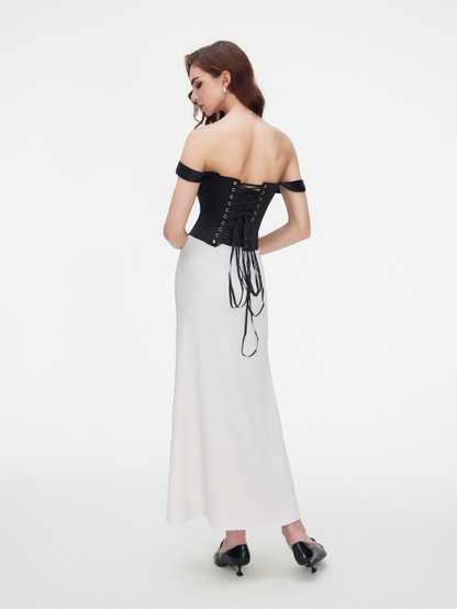 Apparel Mart Off-Shoulder Corset Top